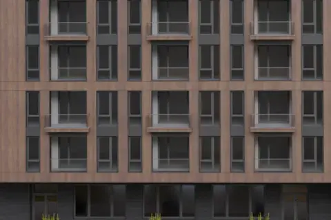 Common element exterior columns.