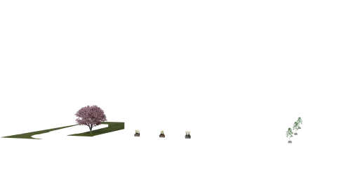 Building exterior landscaping