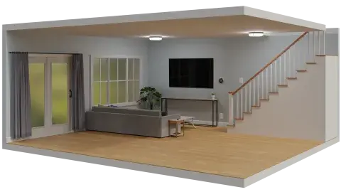 Condo Townhome Living Room