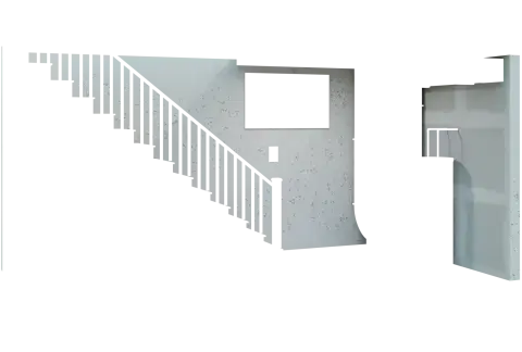 Condo Townhome Unfinished Basement - Unfinished Wall