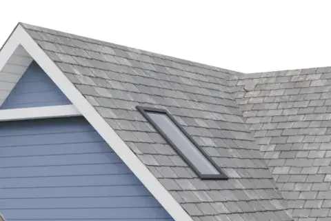 Roof with skylight