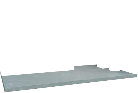 Unfinished floor