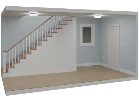 Freehold Townhome Hallway