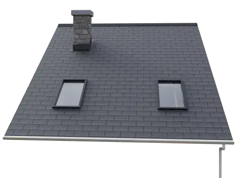 Townhouse freehold roof