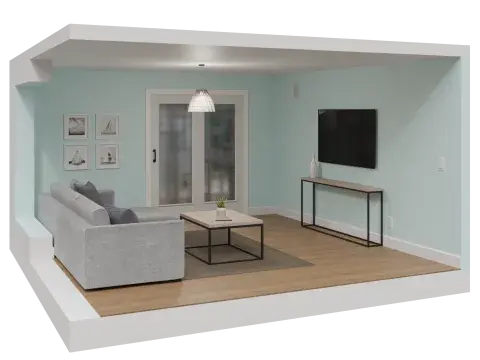 Condo unit living room