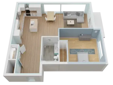 Condo unit primary