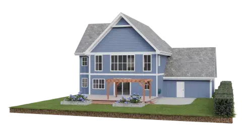 Freehold home landscape or deck