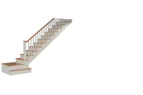 Freehold Home Living Room - Stairs