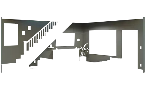 Freehold Home Living Room - Wall
