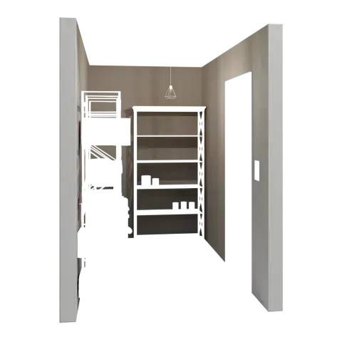 Freehold Townhome Cold Room and Crawl Space - Unfinished Wall