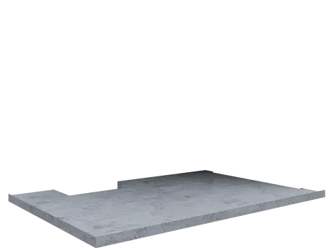 Freehold Townhome Garage - Unfinished Floor