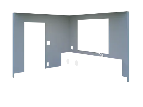 Freehold Townhome Laundry Room - Wall