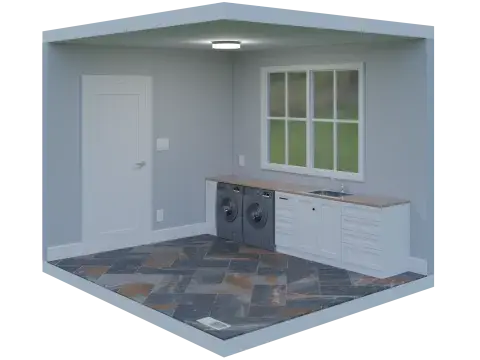 Condo Townhome Laundry Room