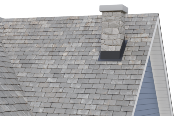 Roof with Chimney