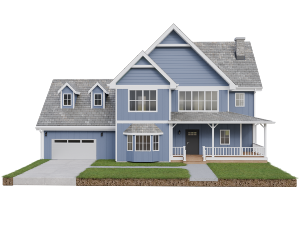 An image of a freehold house